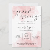 Feminine Wasserfarbene Ristorante La Lanchetta Einladung (Vorderseite)