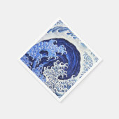 Feminine Wave von Hokusai Serviette (Ecke)