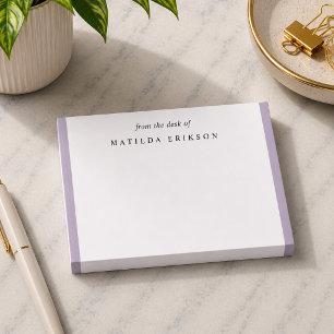 Femininer Eleganter Chic Lila Lavendel Klebezettel Post-it Klebezettel