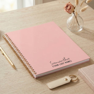 Femininer Minimalismus Rosé Beige Planer