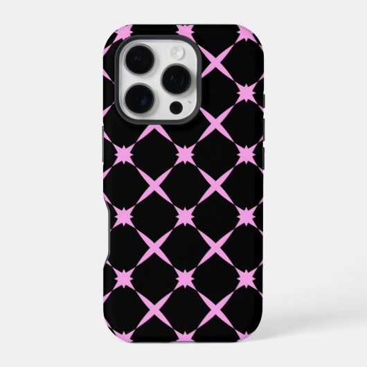 Feminines Musterdesign iPhone Hülle (Rückseite)