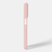 Feminines rosa weißes Monogramm Anfangsbuchstabe Case-Mate iPhone Hülle (Rückseite / Rechts)