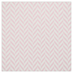 Feminines rosa weißes pastell Vintage-Chevron-Must Stoff