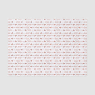 Feminines Roségold-Tribal-Pfeile Boho-Stil Seidenpapier