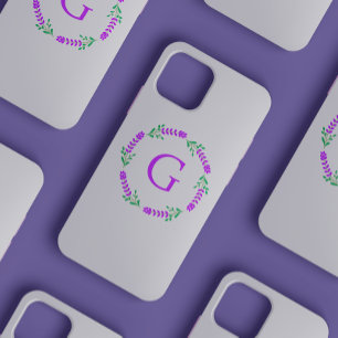 Feminines und süßes minimalistisches Lavendel-Lila iPhone 12 Mini Hülle