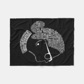 Feminism Quotes Feminist Womens Rights  Fleecedecke (Vorderseite (Horizontal))