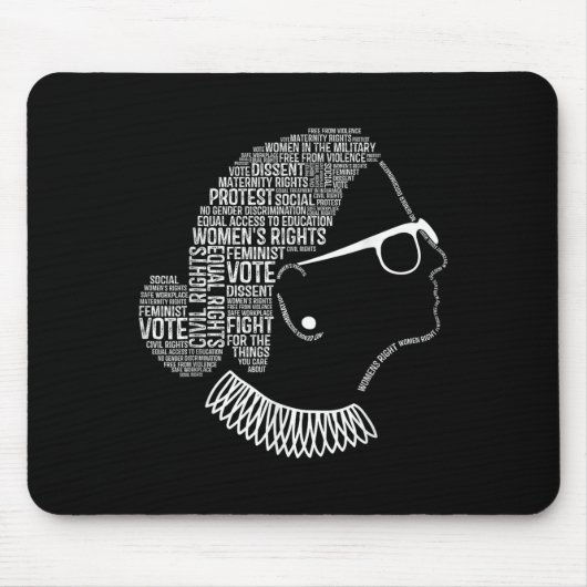 Feminism Quotes Feminist Womens Rights Mousepad (Vorne)