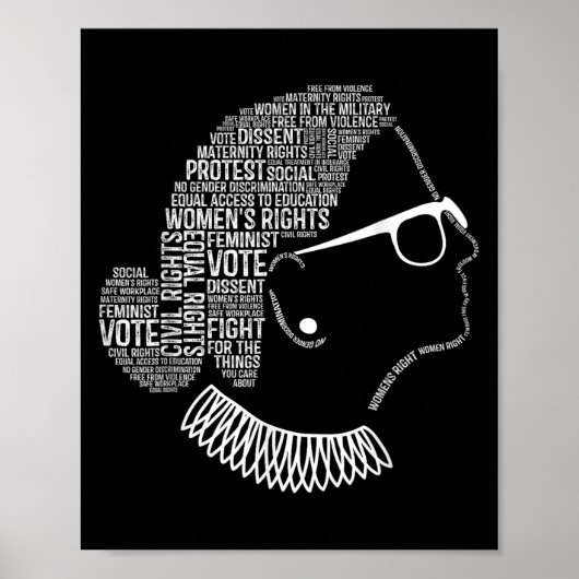 Feminism Quotes Feminist Womens Rights  Poster (Vorne)