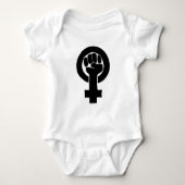 FEMINISMLOGIE BABY STRAMPLER (Vorderseite)