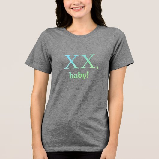 Feminismus 2.0 dunkel Tri-Blend shirt (Vorderseite)