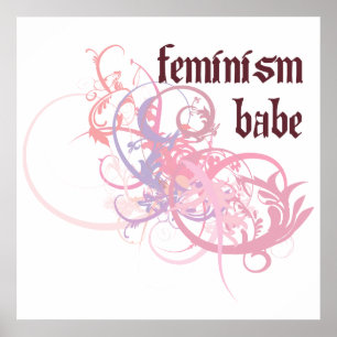 Feminismus Babe Poster
