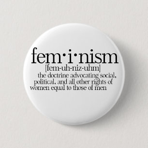 Feminismus definiert button