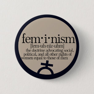 Feminismus definiert button