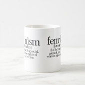 Feminismus definiert kaffeetasse (Mittel)