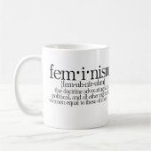 Feminismus definiert kaffeetasse (Links)