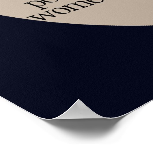 Feminismus definiert poster (Ecke)