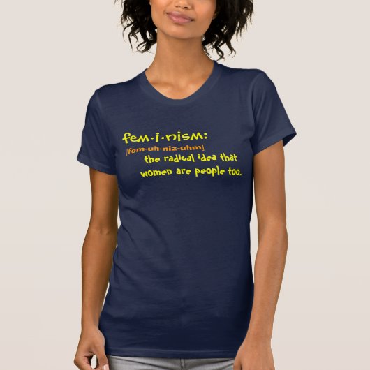 Feminismus definiert T-Shirt (Vorderseite)