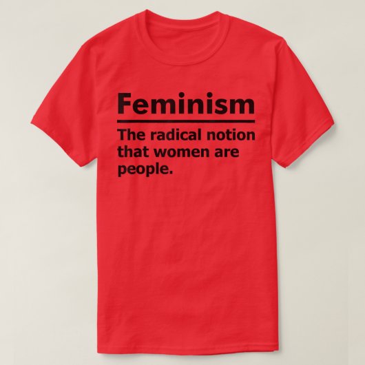 Feminismus Definition 1101 T-Shirt (Design vorne)