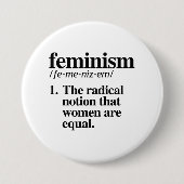 Feminismus Definition Button (Vorderseite)