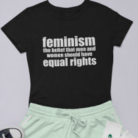 Feminismus Definition der Gleichberechtigung von F