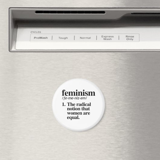 Feminismus Definition Magnet (In Situ (Geschirrspüler))