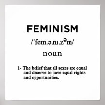 Feminismus-Definition-Quadrat