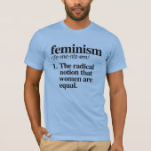 Feminismus Definition T-Shirt (Vorderseite)