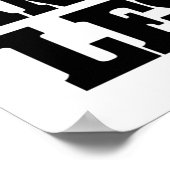 Feminismus ermutigt Frauen-Poster Poster (Ecke)