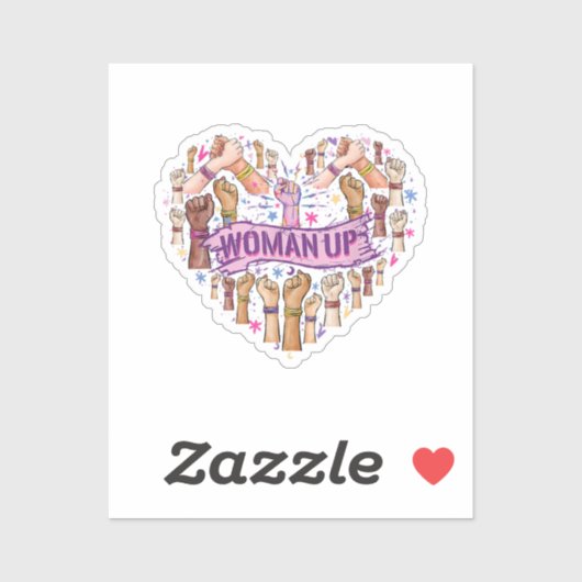 Feminismus Feministin Starke Frauenförderung Femin Aufkleber (Blatt)