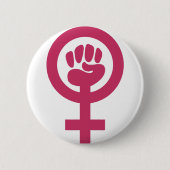 Feminismus für den Gewinn Button (Vorderseite)