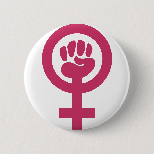 Feminismus für den Gewinn Button (Vorderseite)
