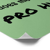 Feminismus für den Menschen inspirierend Zitat Poster (Ecke)