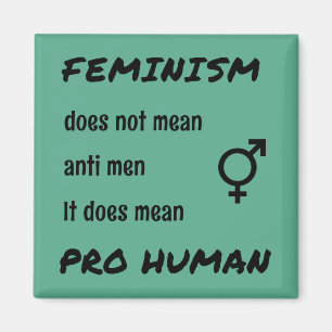 Feminismus für Menschen inspirierend Magnet
