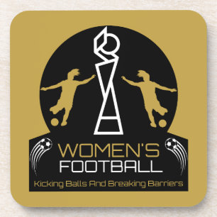Feminismus Fußball Sport Getränkeuntersetzer