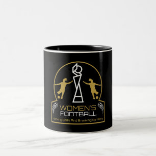 Feminismus Fußball Sport Zweifarbige Tasse
