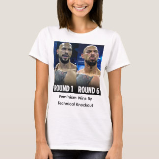 Feminismus gewinnt durch technischen K.O. T-Shirt