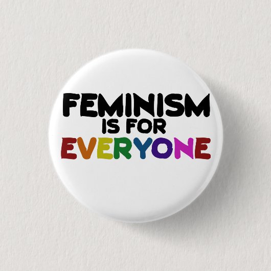 Feminismus ist für alle button (Vorderseite)