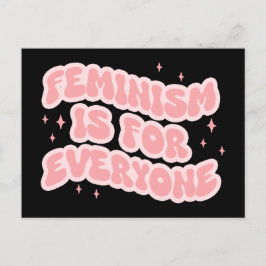 Feminismus ist für jeden Feminist Postkarte