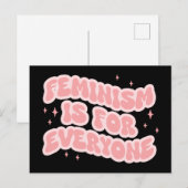 Feminismus ist für jeden Feminist Postkarte (Vorne/Hinten)