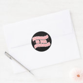 Feminismus ist für jeden Feminist Runder Aufkleber (Umschlag)