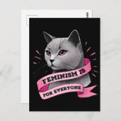 Feminismus ist für jeden Menschen Pro Feminismus P Postkarte (Vorne/Hinten)