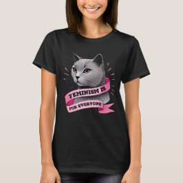 Feminismus ist für jeden Menschen Pro Feminismus P T-Shirt