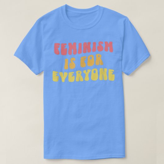 Feminismus ist für jedermannRetro Moderne feminist T-Shirt (Design vorne)