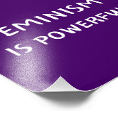 Feminismus ist mächtig fotodruck (Ecke)