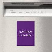 Feminismus ist mächtig magnet (In Situ (Geschirrspüler))