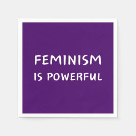 Feminismus ist mächtig serviette
