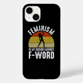 Feminismus ist mein zweites Lieblingswort Case-Mate iPhone Hülle (Rückseite)