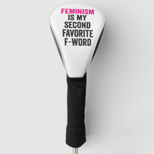Feminismus ist mein zweitliebstes Wort für lustige Golf Headcover
