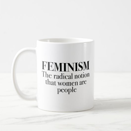Feminismus Kaffeetasse (Links)