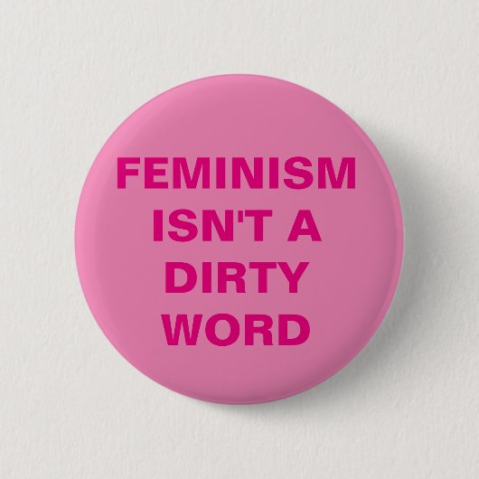 Feminismus-Knopf Button (Vorderseite)